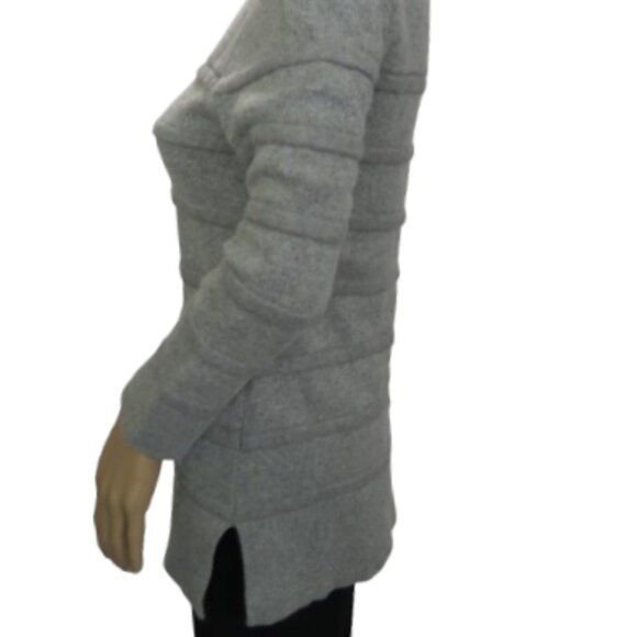 Lacoste Wool and Cashmere Blend Long Sleeve Tunic Sweater - Picture 4 of 7